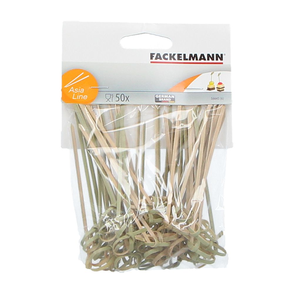  - Palito Espetadas Bambu 10cm Facklemann 50Un (1)