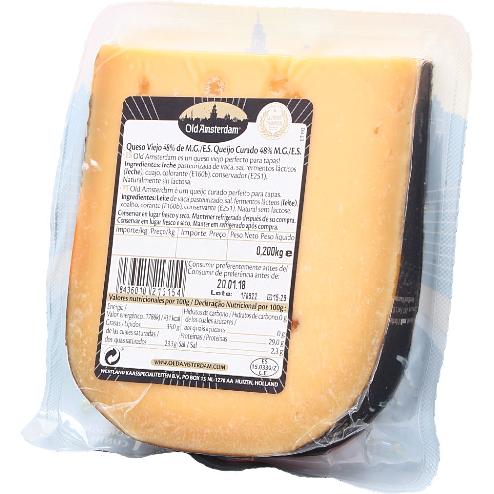  - Old Amsterdam Ripened Cheese Wedge 200g (2)