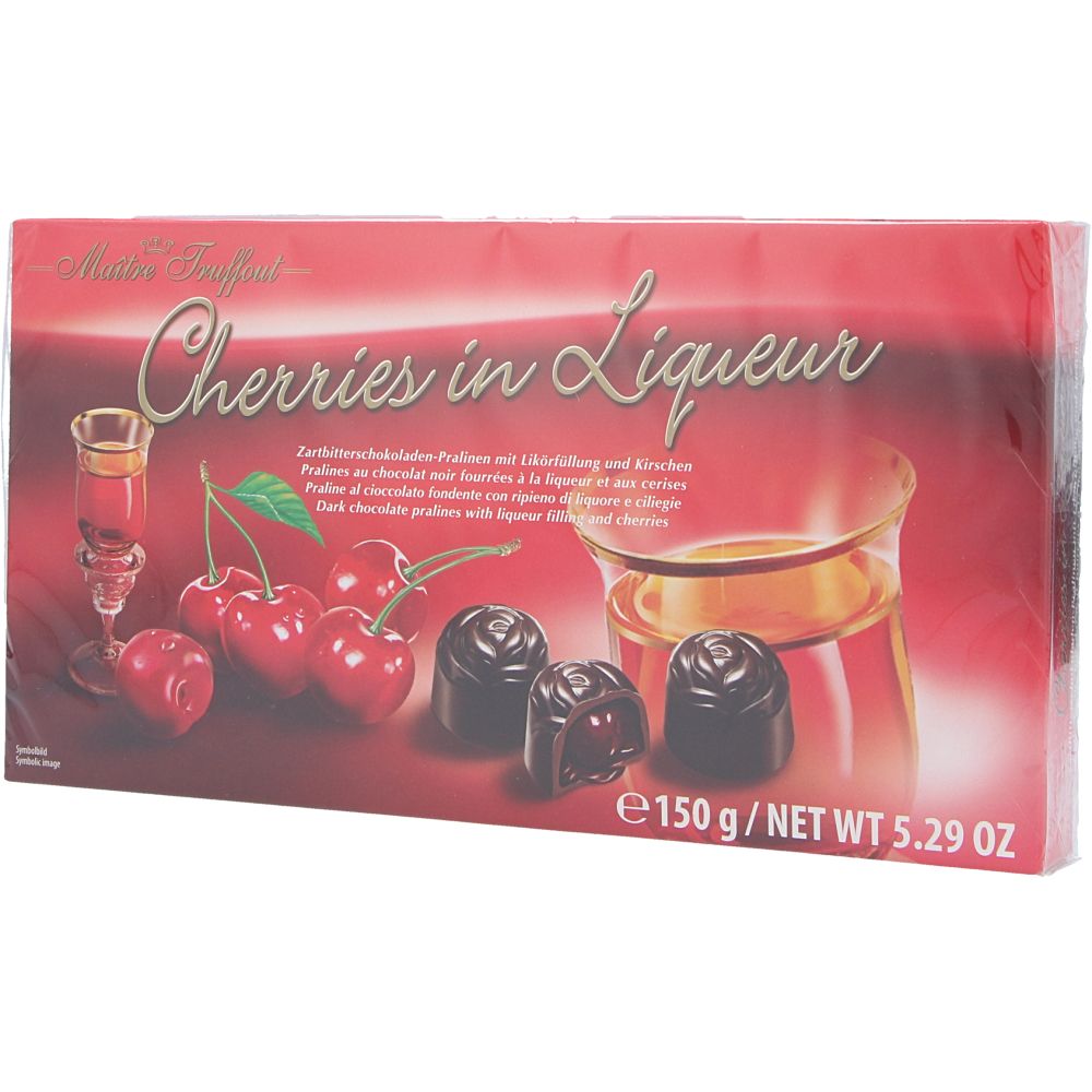  - Maître Truffout Chocolate Cherries in Liqueur 150g (1)