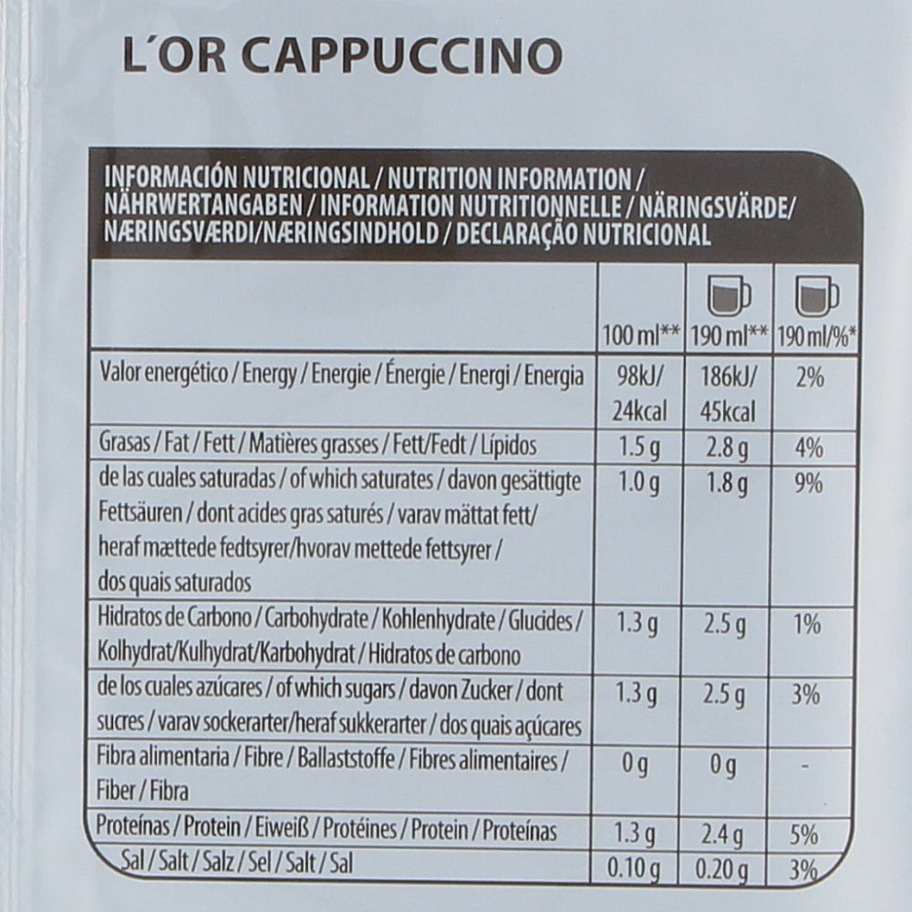  - Tassimo L`Or Cappuccino 16 Cápsulas 267.2g (2)
