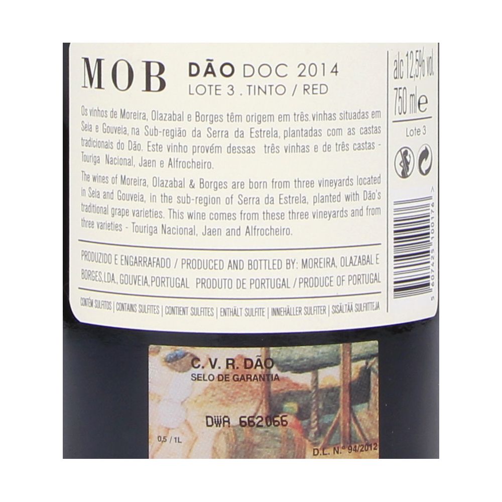  - M.O.B. Lote 3 Red Wine 75 cl (2)