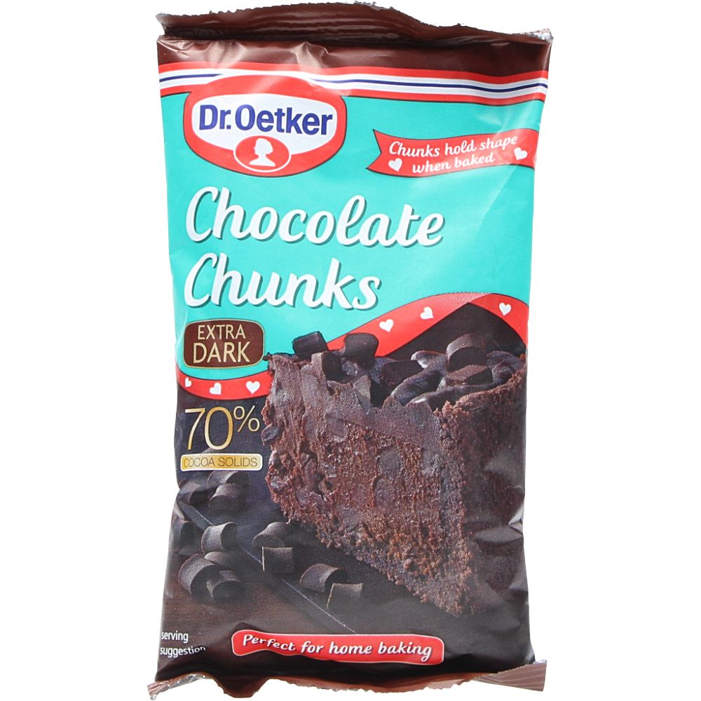  - Dr. Oetker 70% Cocoa Dark Chocolate Chips 100g (1)