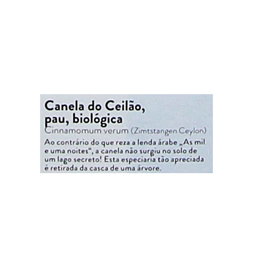  - Canela Sonnentor Ceilão Pau Bio 30 g (2)