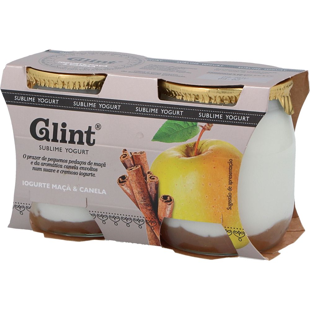  - Glint Apple & Cinnamon Yoghurt 2 x 125g (1)