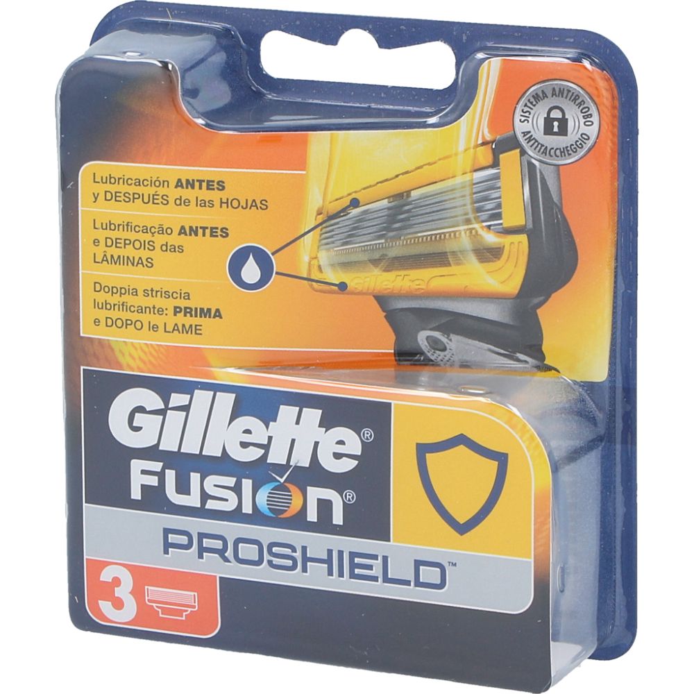  - Gillette Proshield Razor Blades Refill 3 pc (1)
