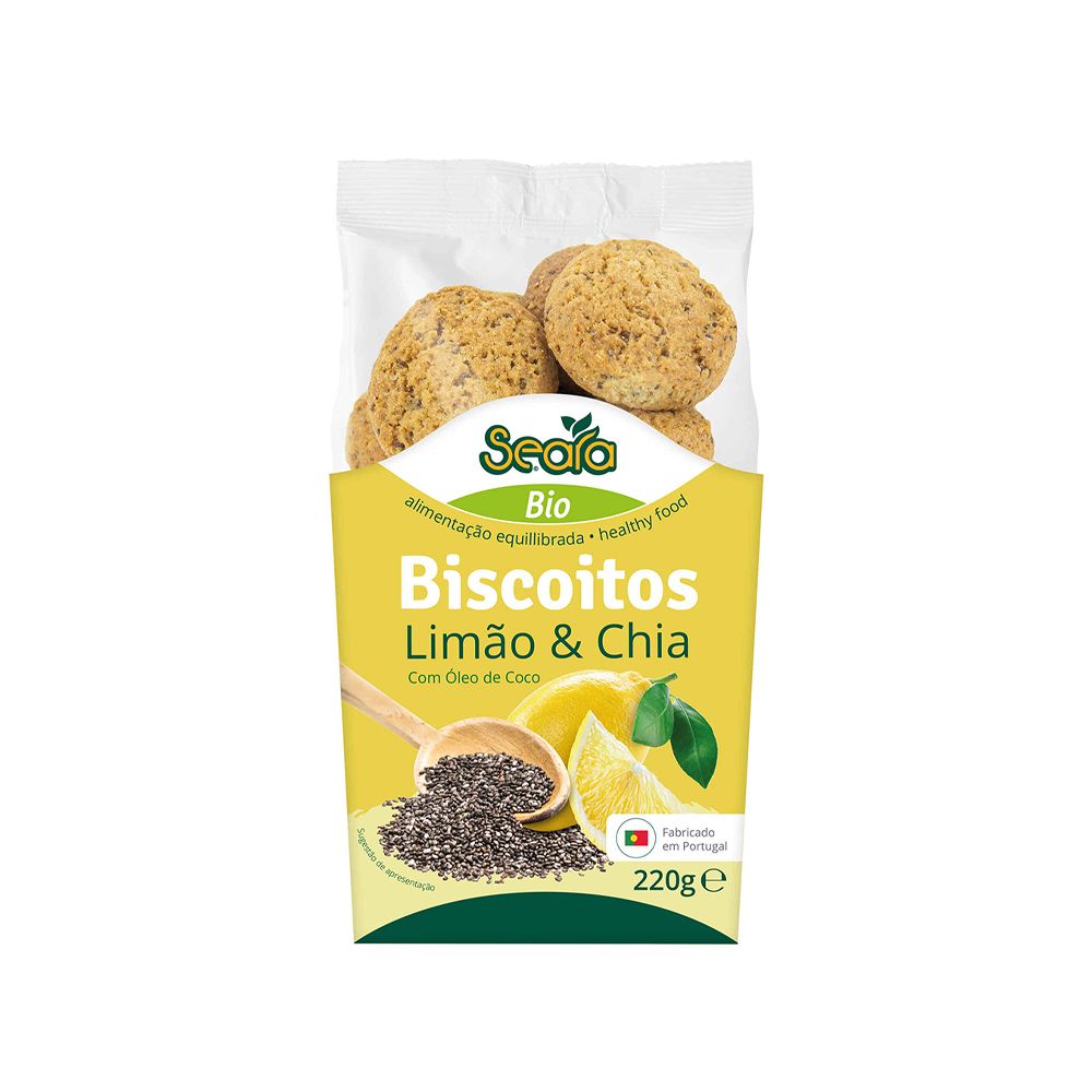  - Seara Organic Lemon & Chia Biscuits 220g (1)