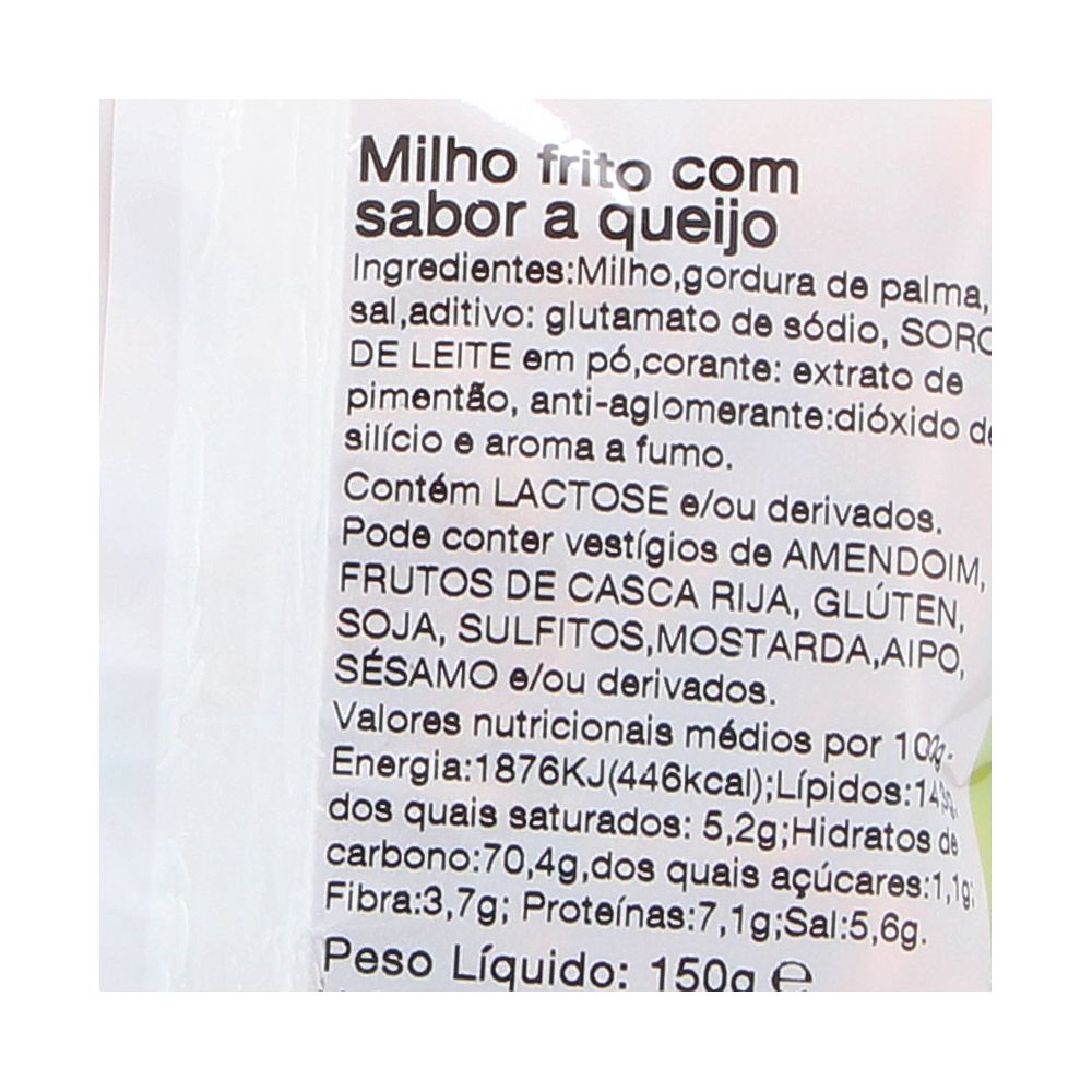  - Milho Frito Sabor Queijo Frutorra 150g (2)
