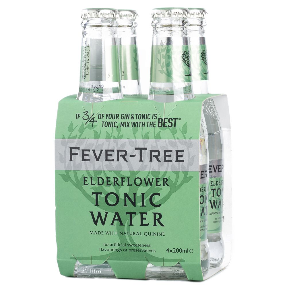  - Fever-Tree Elderflower Tonic Water 4 x 200 ml (1)