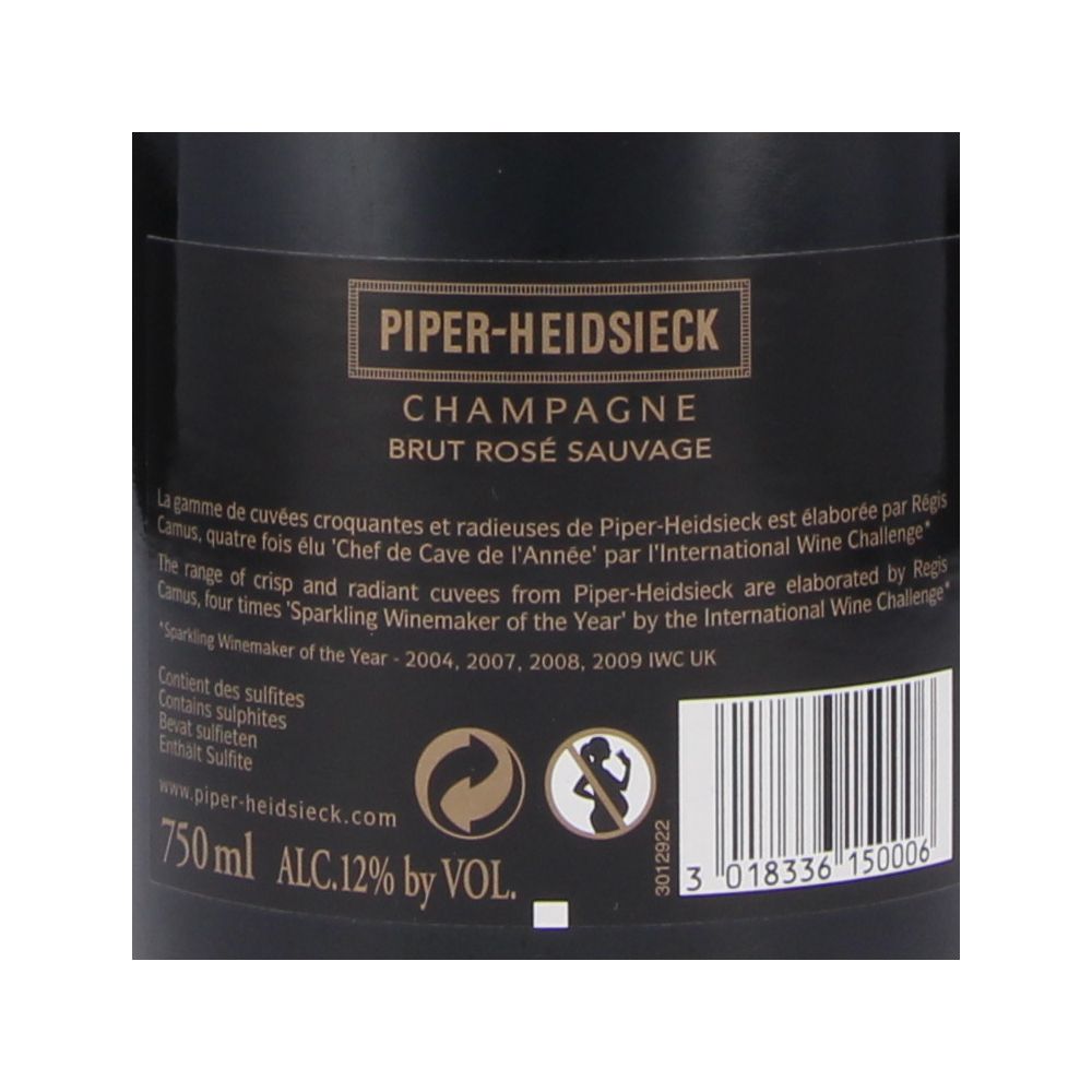  - Piper-Heidsieck Rosé Sauvage Champagne 75 cl (2)