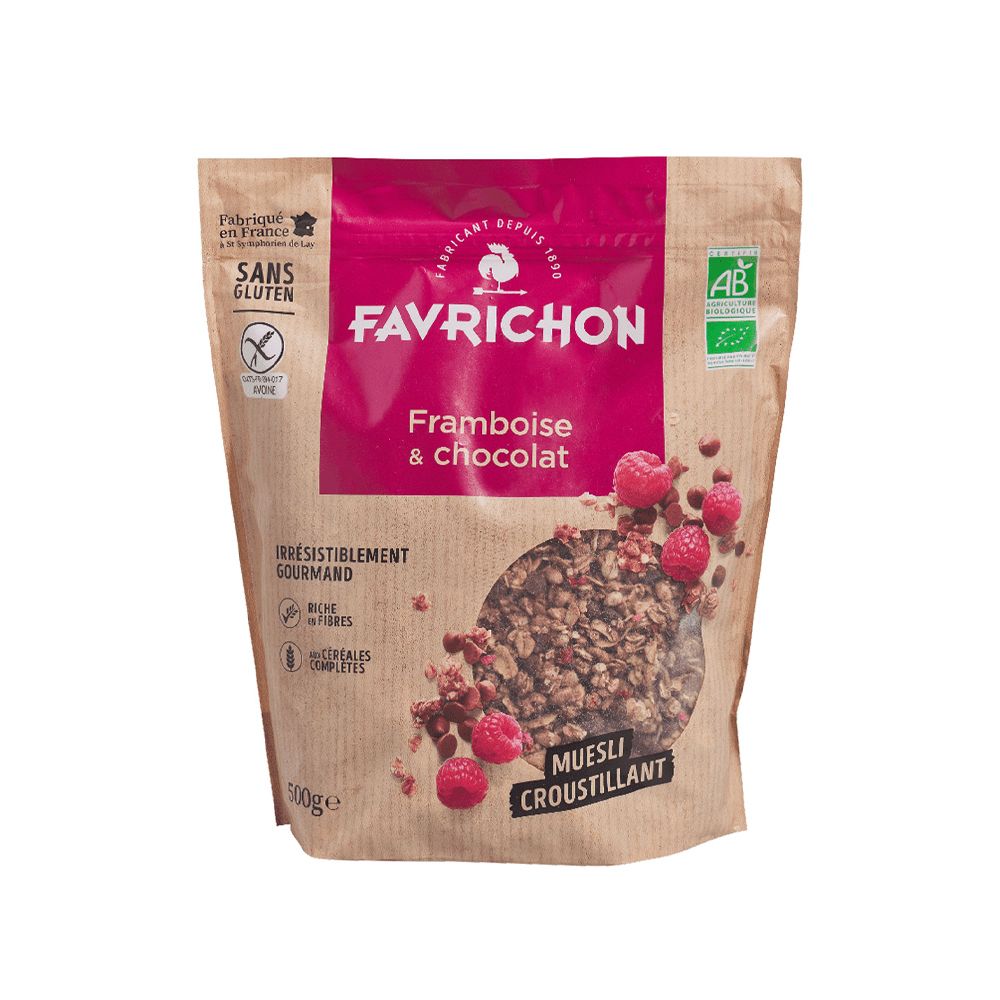  - Favrichon Organic Muesli Cranberry, Blueberry & Raspberry 450g (1)