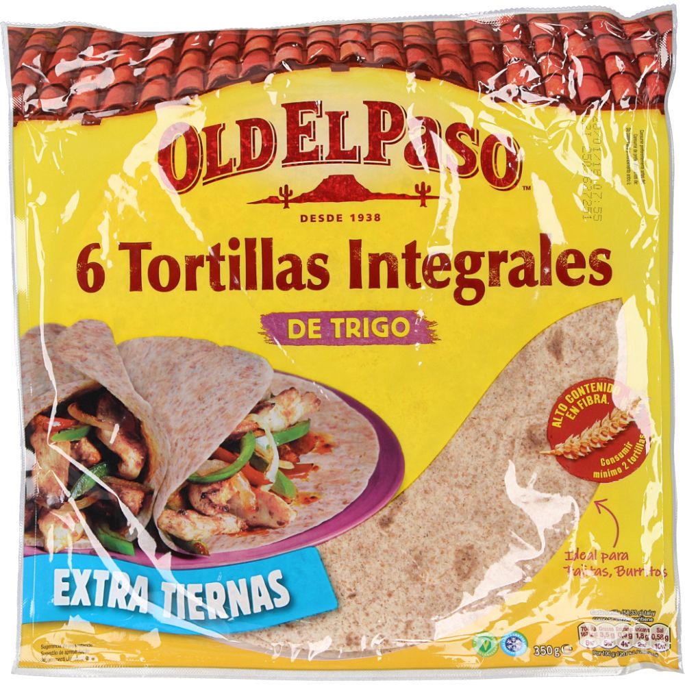  - Old El Paso Whole Wheat Tortillas 350g (1)