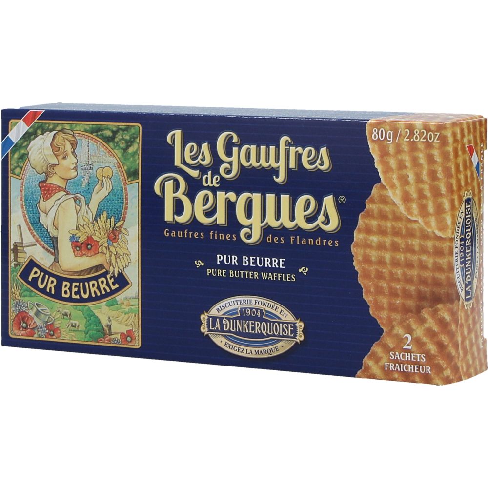  - La Dunkerquoise Butter Waffles 80 g (1)