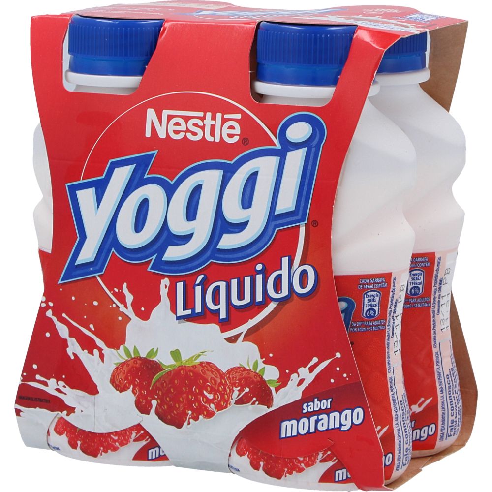  - Yoggi Strawberry Yoghurt Drink 4 x 160g (1)