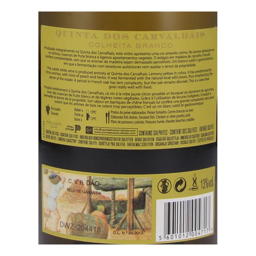  - Vinho Branco Quinta dos Carvalhais Colheita 75cl (2)