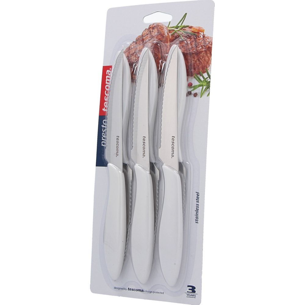  - Tescoma White Steak Knives 12 cm 6 pc (1)