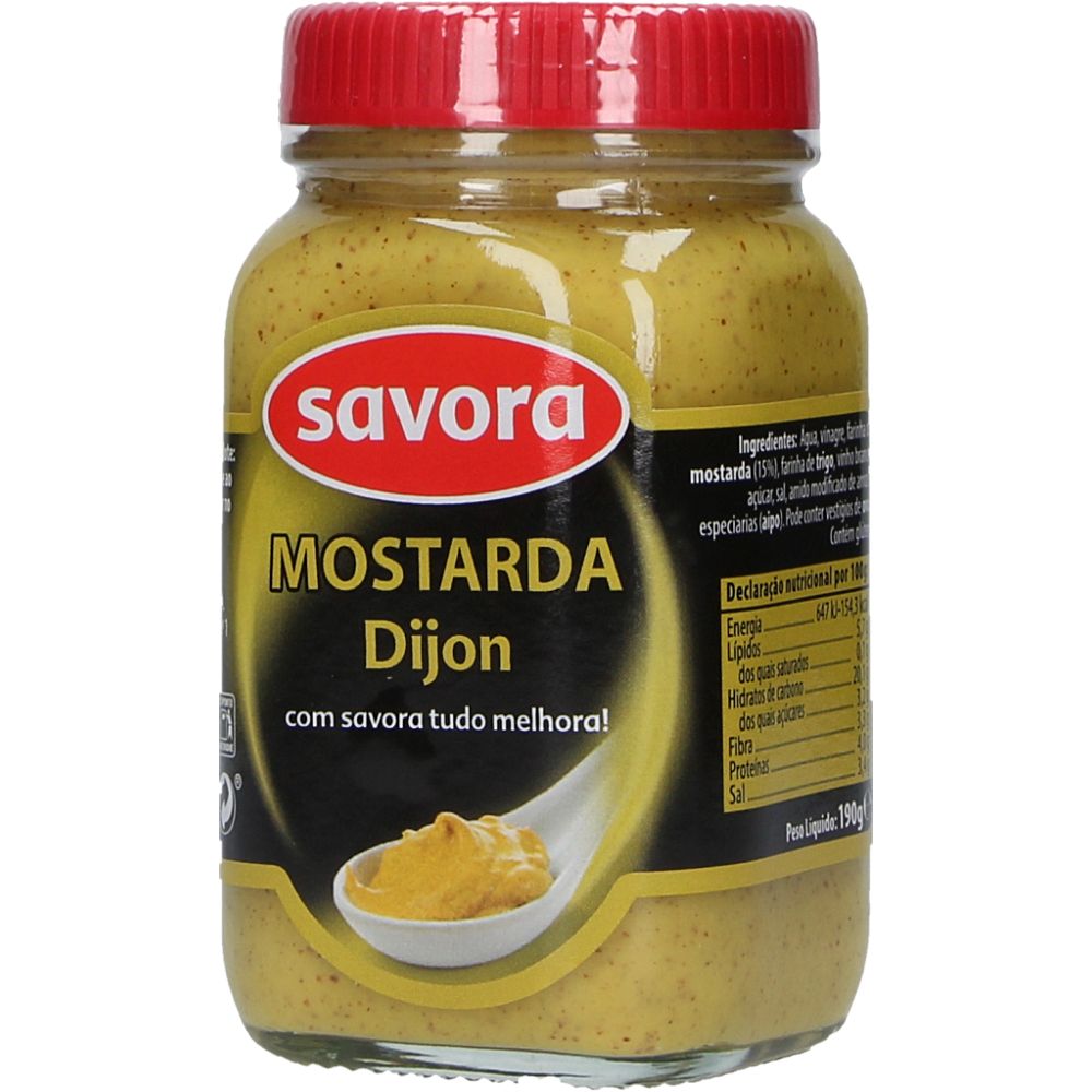  - Mostarda Dijon Savora 190g (1)