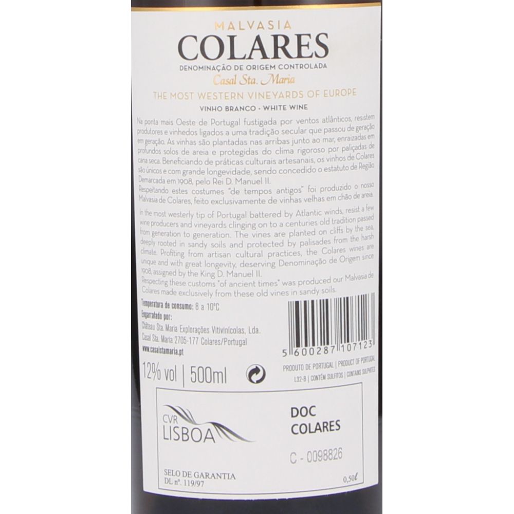  - Vinho Branco Casal Sta Maria Colares 50cl (2)