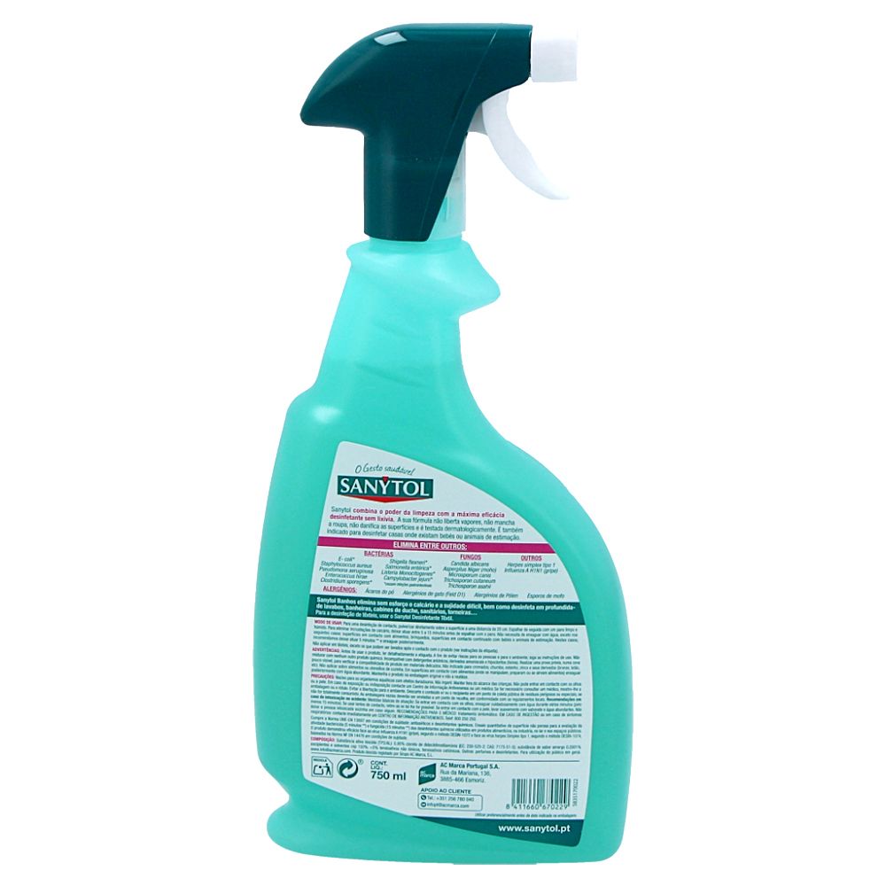  - Sanytol Bathroom Disinfectact Cleaning Spray 750 ml (3)