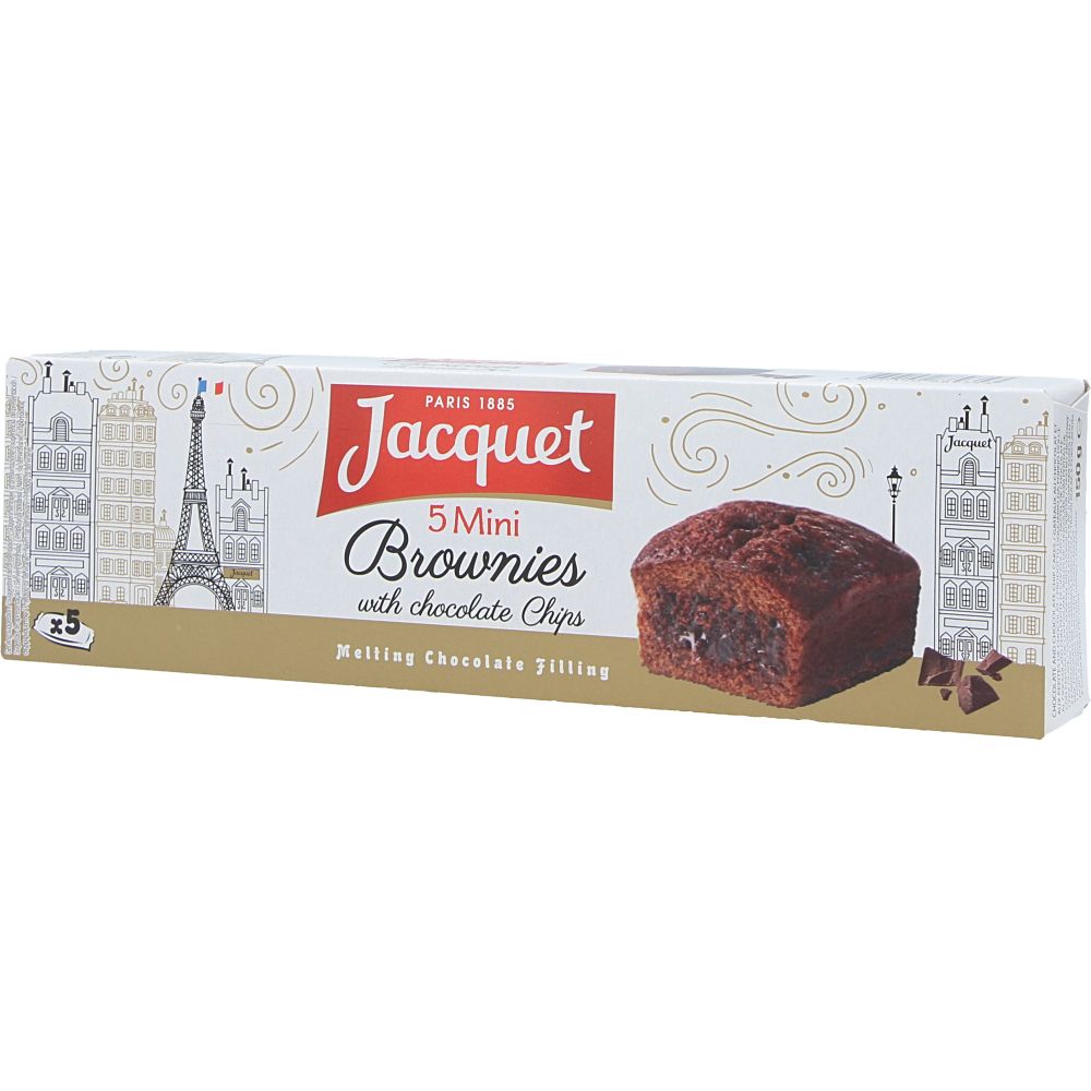  - Jacquet Mini Chocolate Chip Brownies 150g (1)