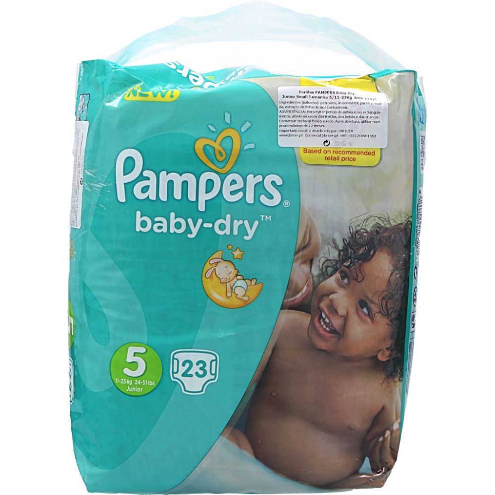  - Pampers Nappies Size 5 11-16 Kg 23 pc
