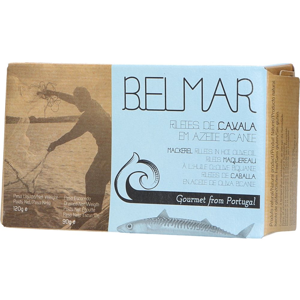  - Belmar Mackerel Fillets in Spicy Olive Oil 120g (1)