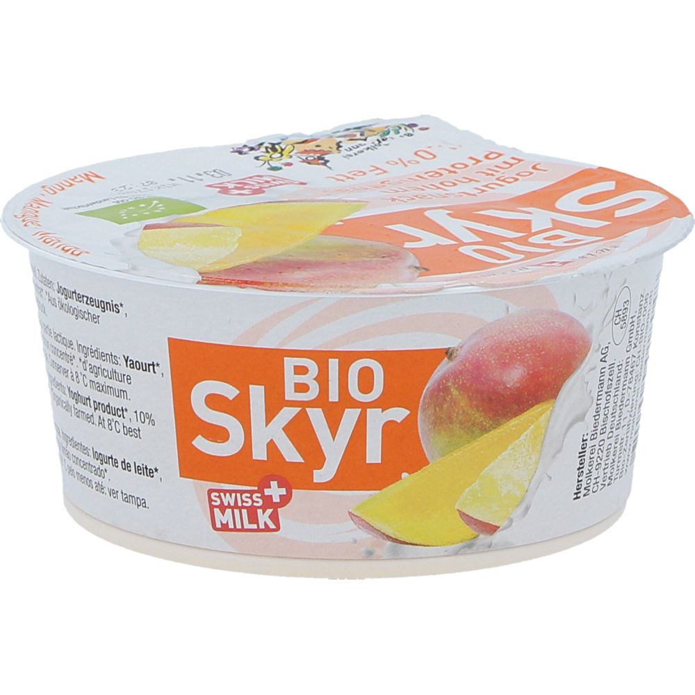  - Biedermann Organic Skyr Mango Yoghurt 135g (1)