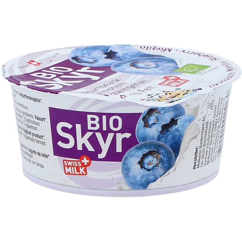  - Biedermann Organic Skyr Blueberry Yoghurt 135g (1)