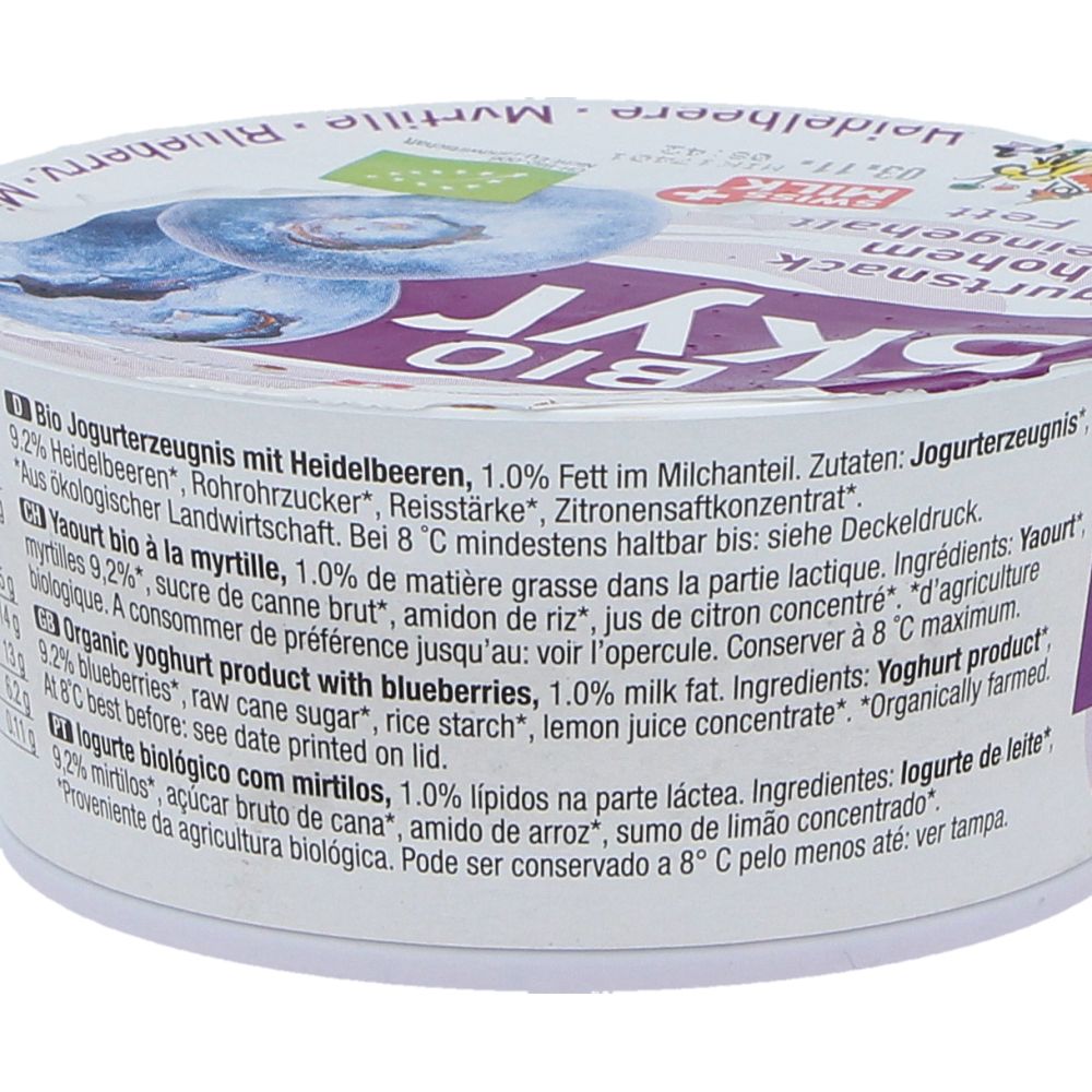  - Biedermann Organic Skyr Blueberry Yoghurt 135g (2)
