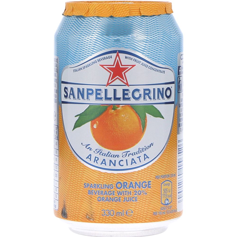  - San Pellegrino Orange Flavoured Sparkling Mineral Water 33cl (1)