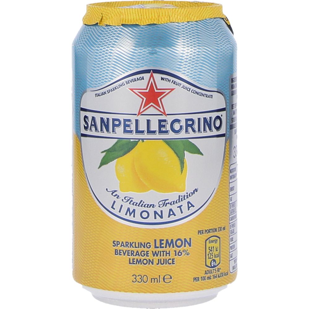  - San Pellegrino Lemon Flavoured Sparkling Mineral Water 33cl (1)