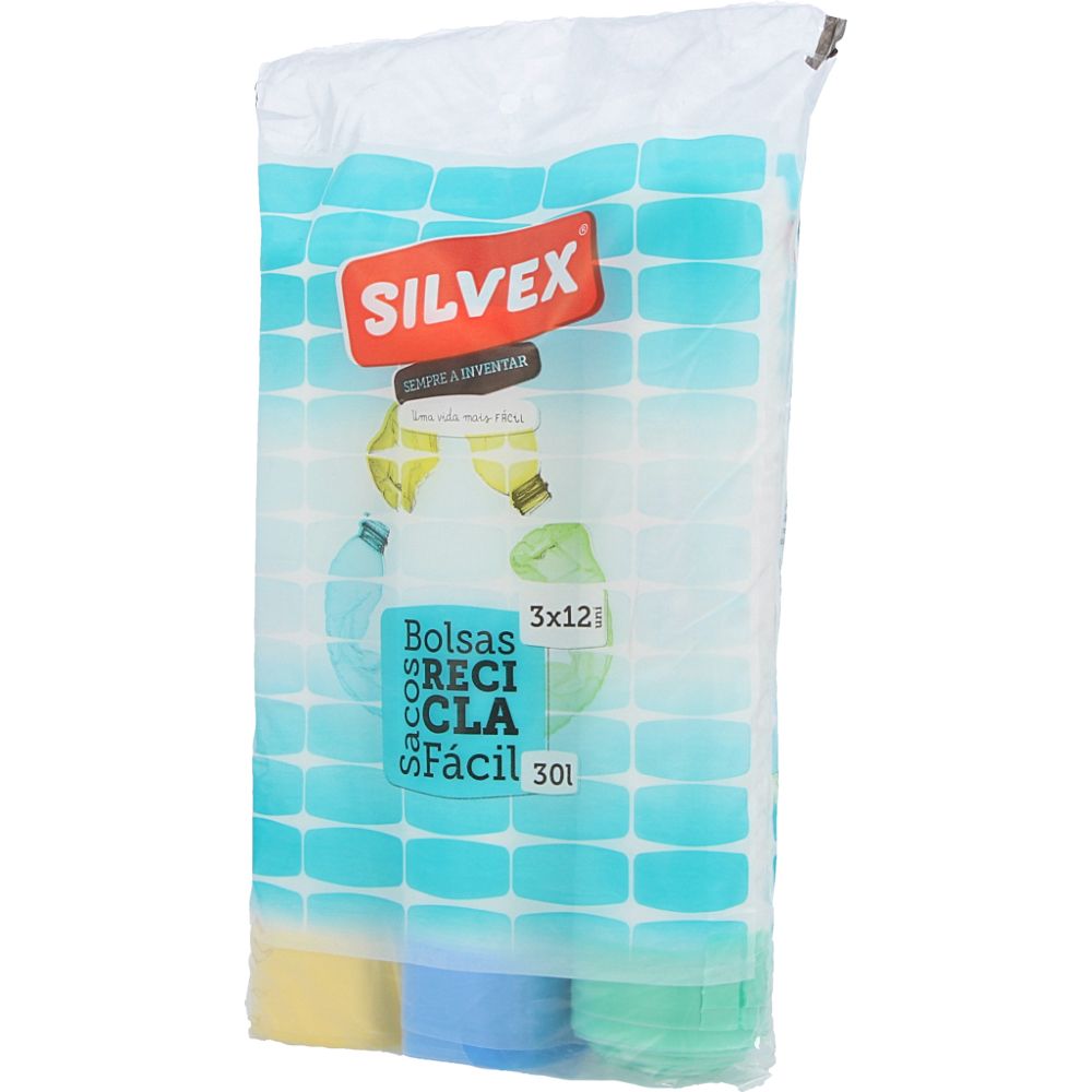  - Silvex Easy Recycle Bin Bags 3 x 12 pc (1)