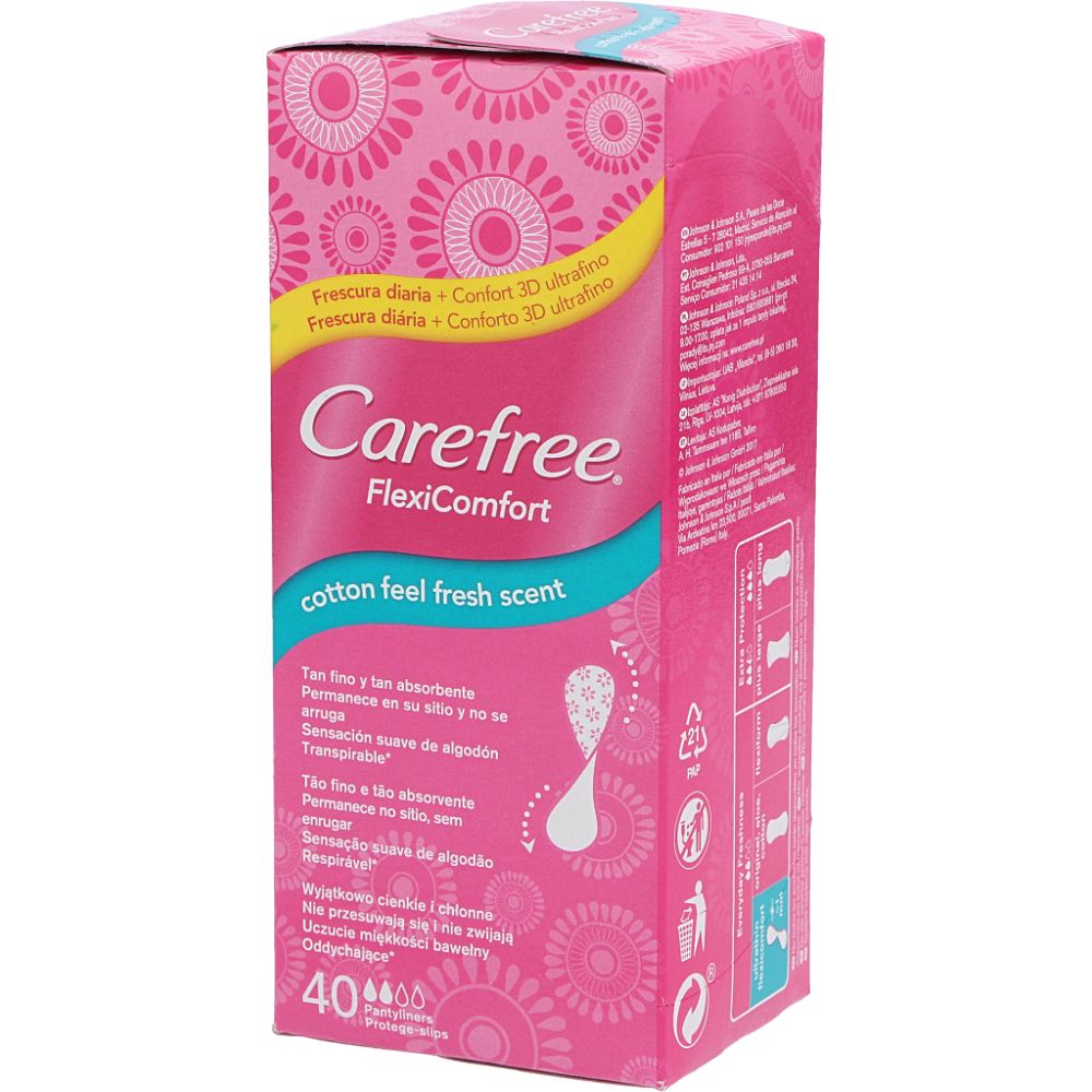  - Carefree Flexicomfort Panty Liners 40 pc (1)