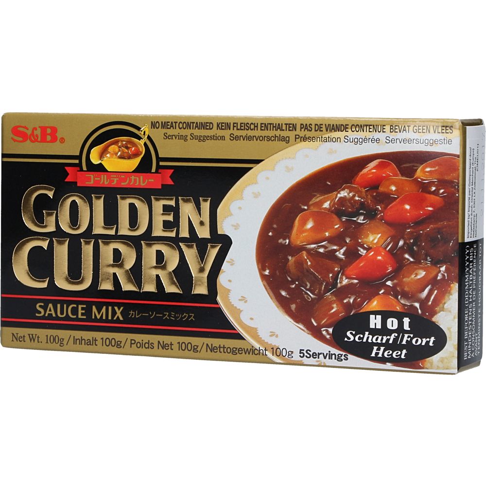  - S&B Golden Curry Hot Sauce Mix 92 g (1)