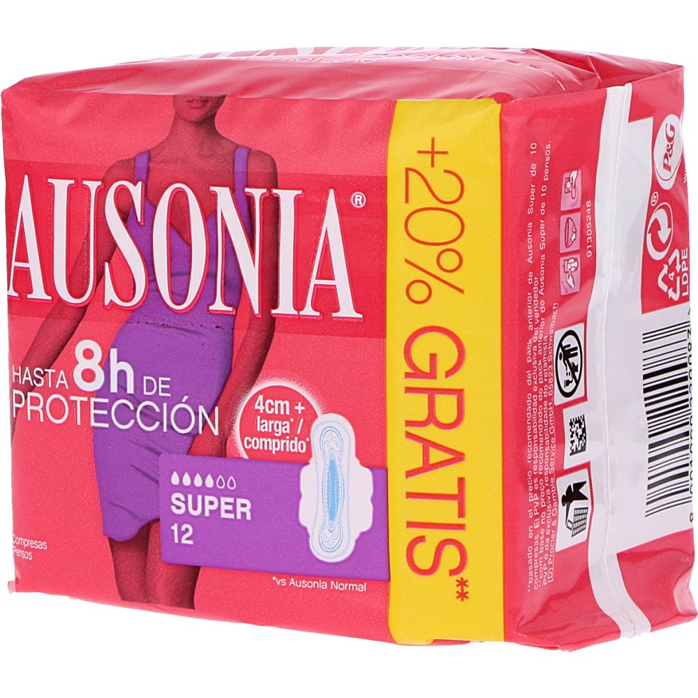  - Ausonia Super Protection Sanitary Towels 12 pc (1)