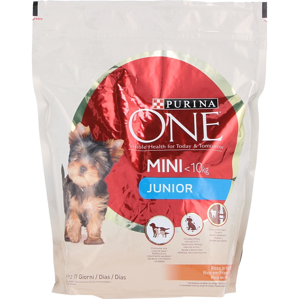  - Purina One Junior Dog Mini Chicken & Rice 800 g (1)