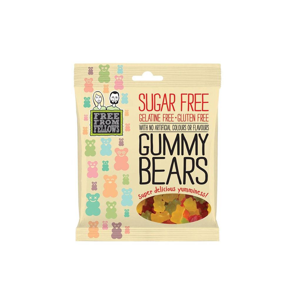  - Free From Fellows Sugar Free Gummy Bears 100g (1)