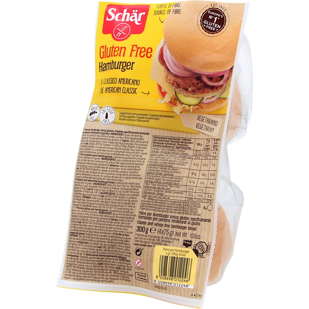  - Schär Gluten Free Hamburger Baps 300g (1)