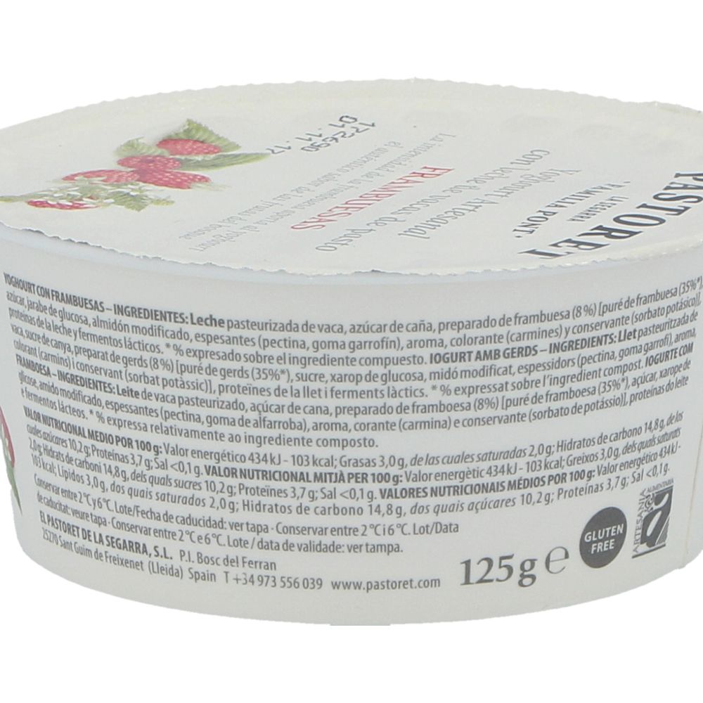  - Pastoret Raspberry Yoghurt 125g (2)