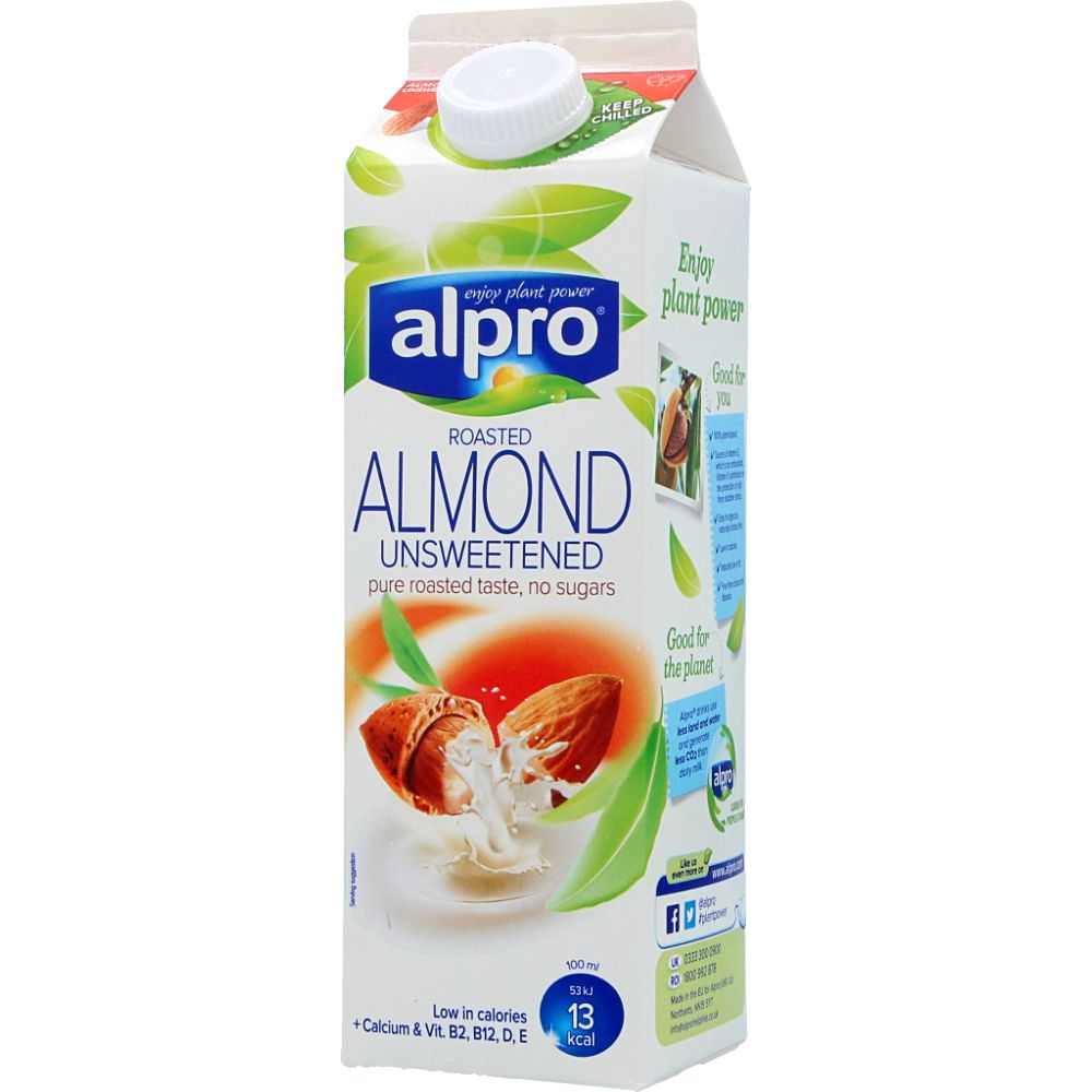  - Alpro No Added Sugar Almond Milk Drink 1L (1)