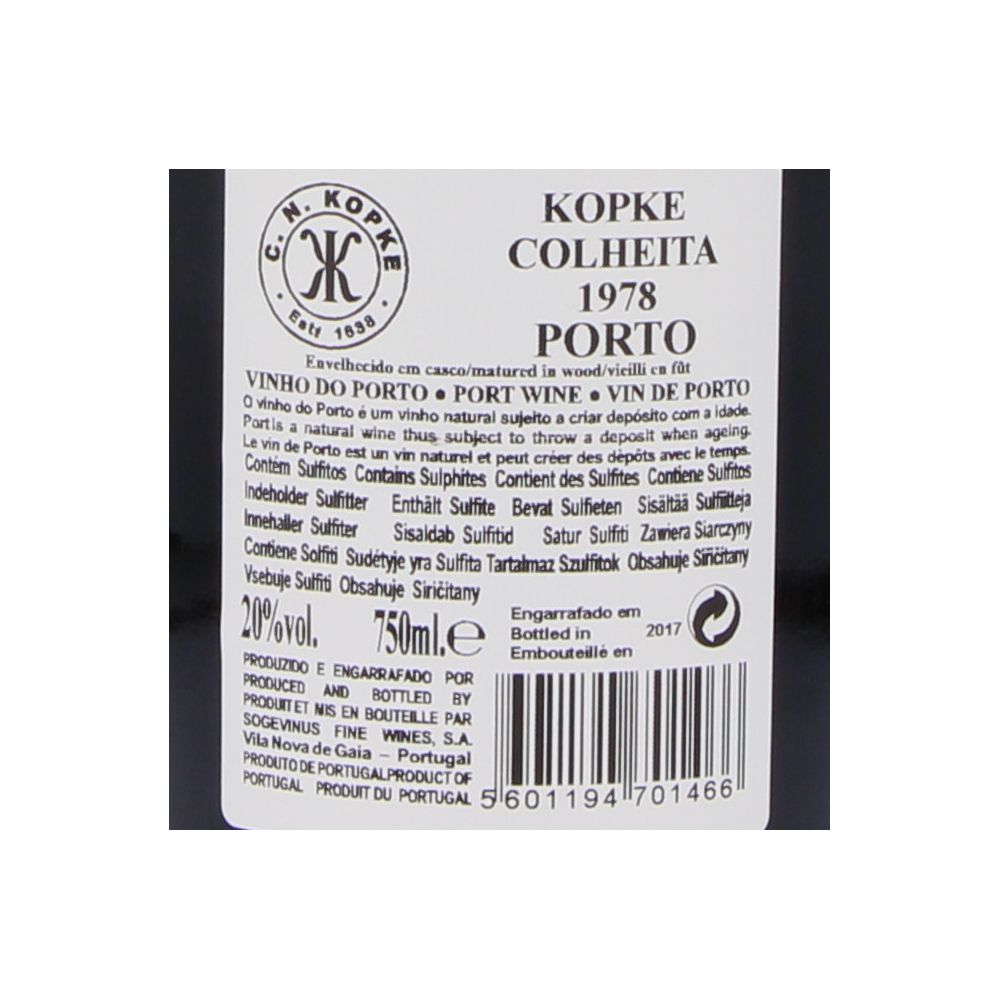  - Porto Kopke Colheita 78 75cl (2)