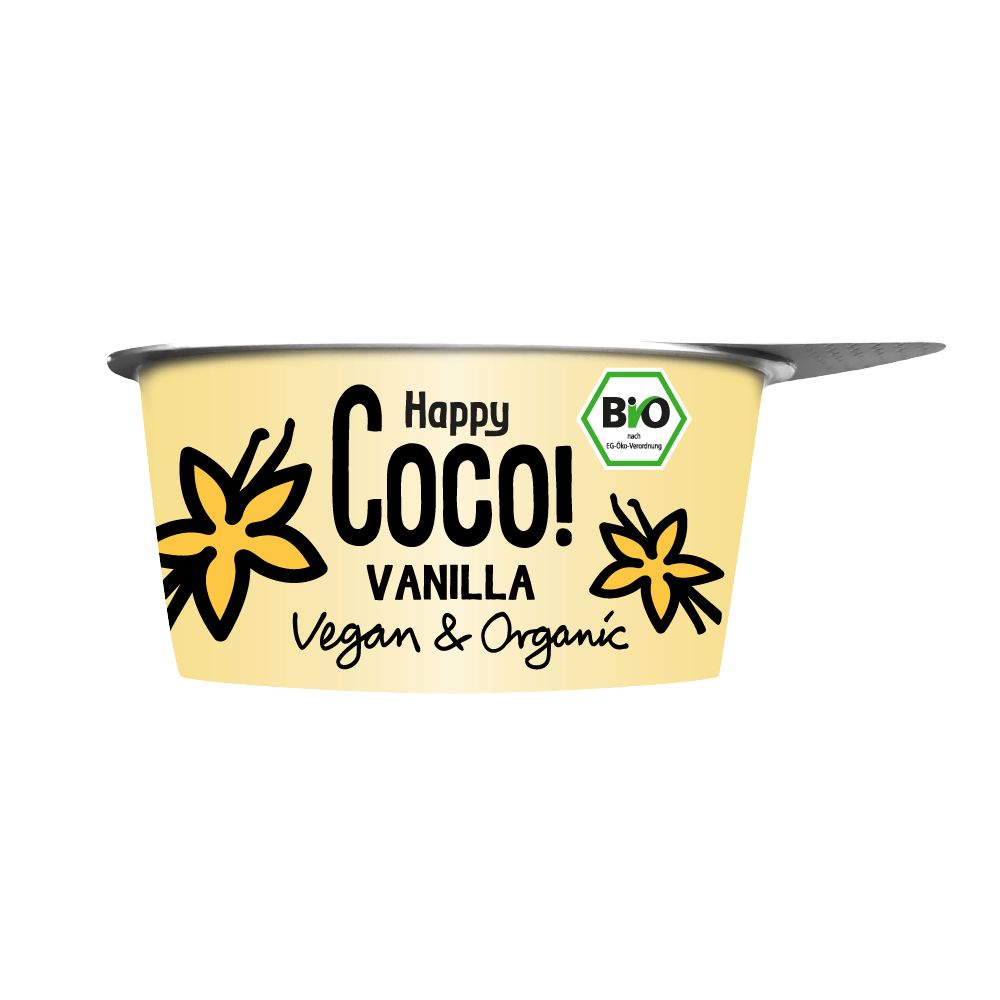  - Happy Coco Organic Vegan Vanilla Dessert 125g (1)