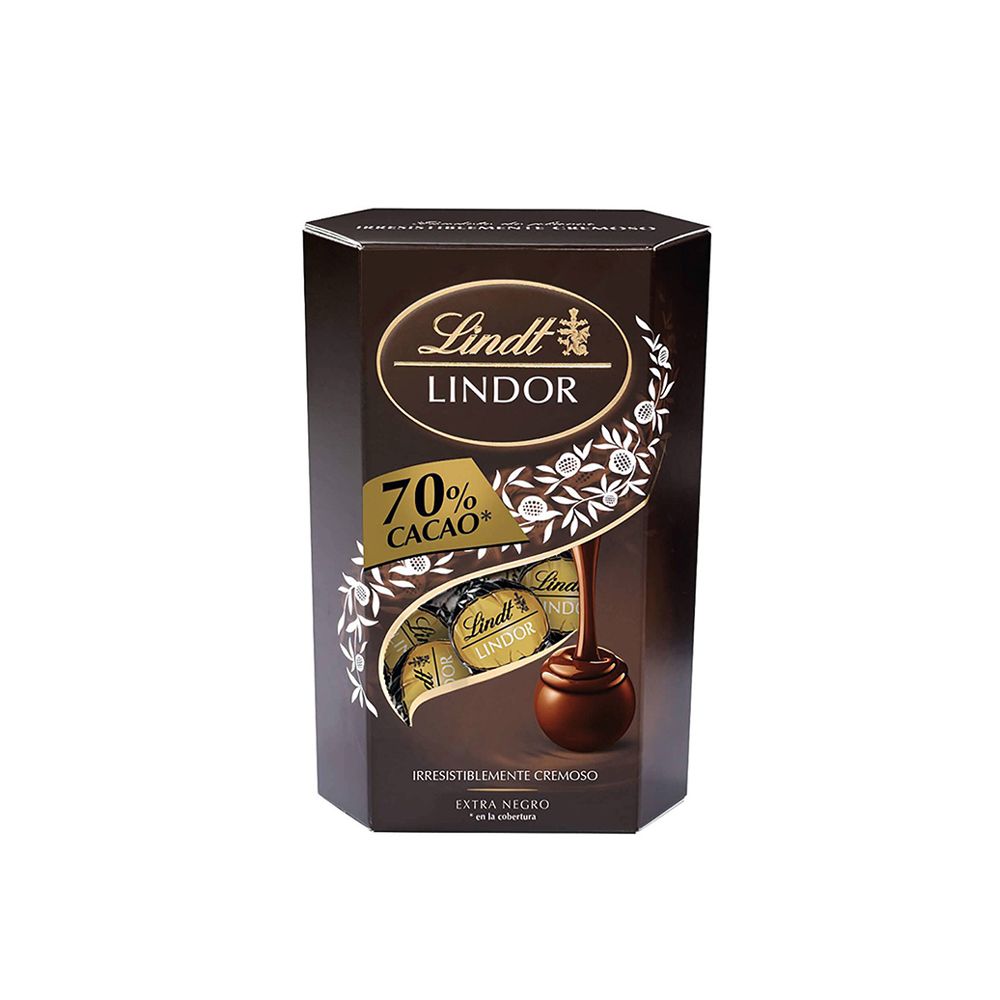  - Bombons Lindt Lindor Mini Caixa Chocolate Negro 75g (1)