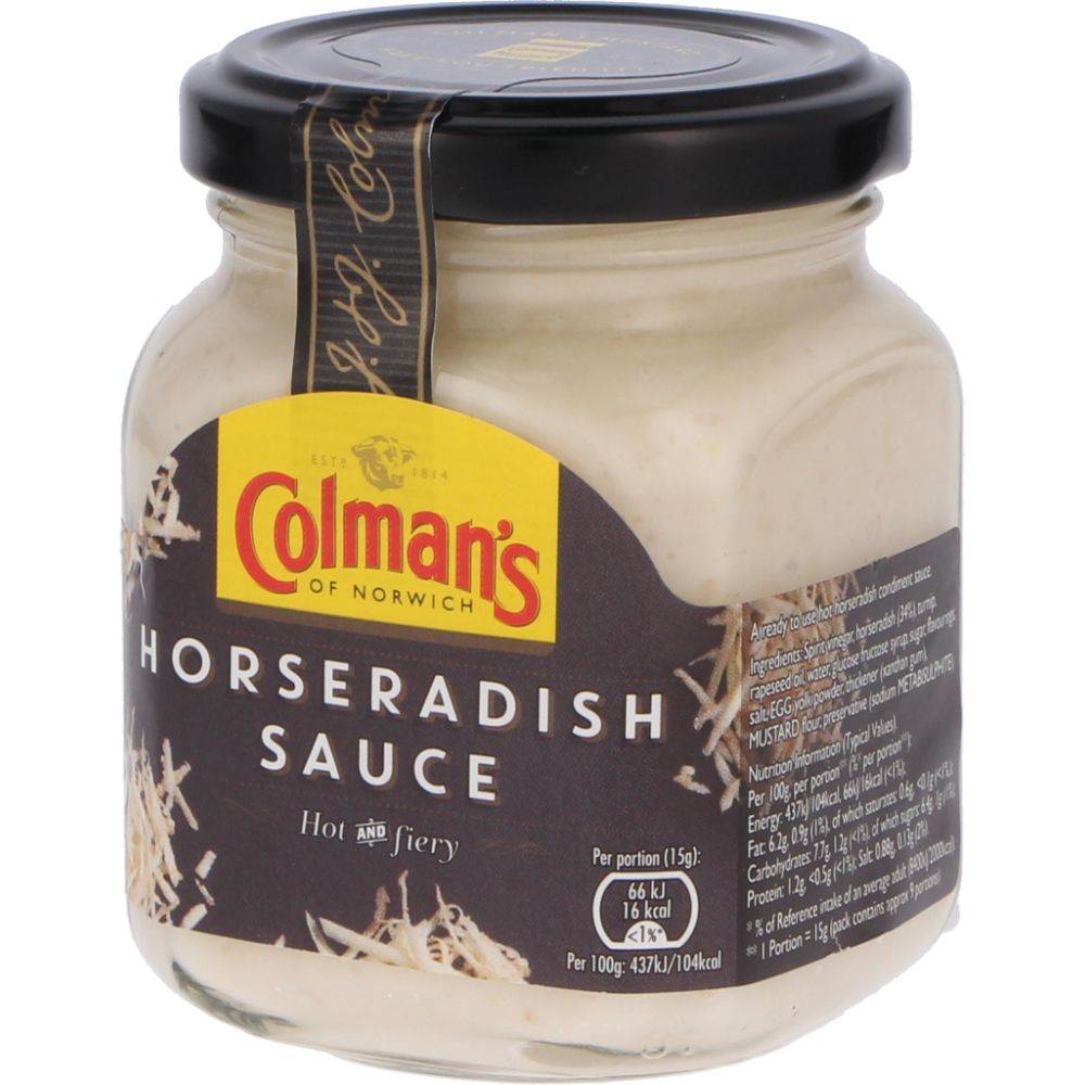  - Colman`s Horseradish Sauce 136 g (1)