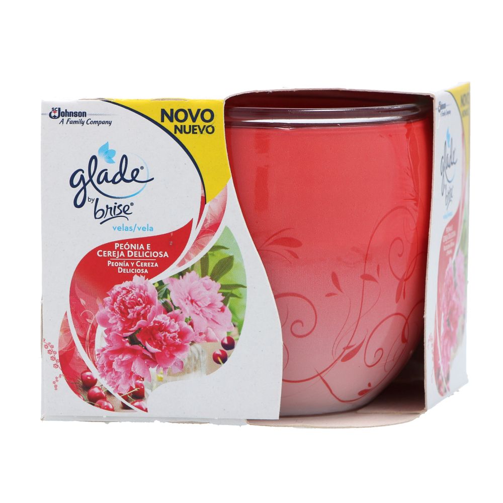  - Glade Candle Peony & Cherry 120g (1)