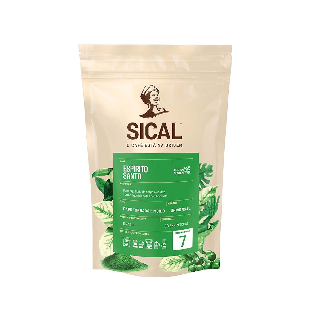  - Sical 5 Estrelas Espirito Santo Roasted Ground Coffee 220g (1)