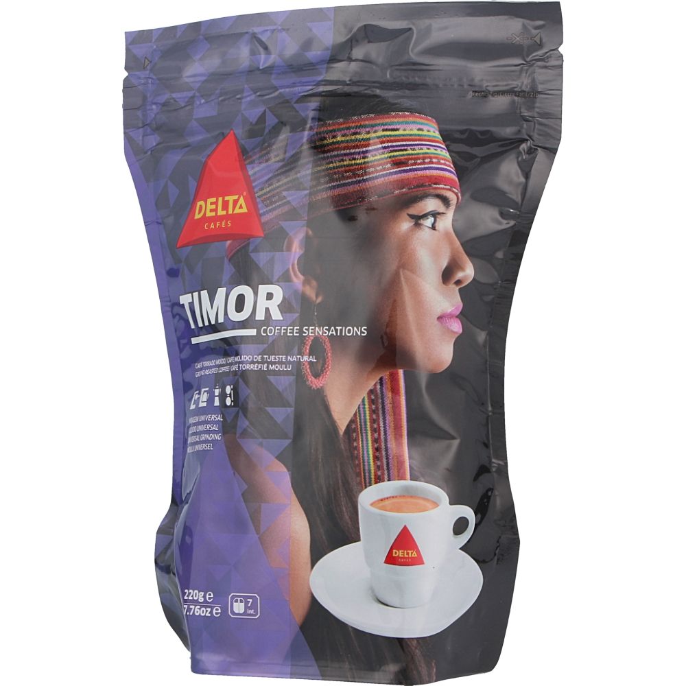  - Delta Timor Ground Roasted Coffee 220g (1)