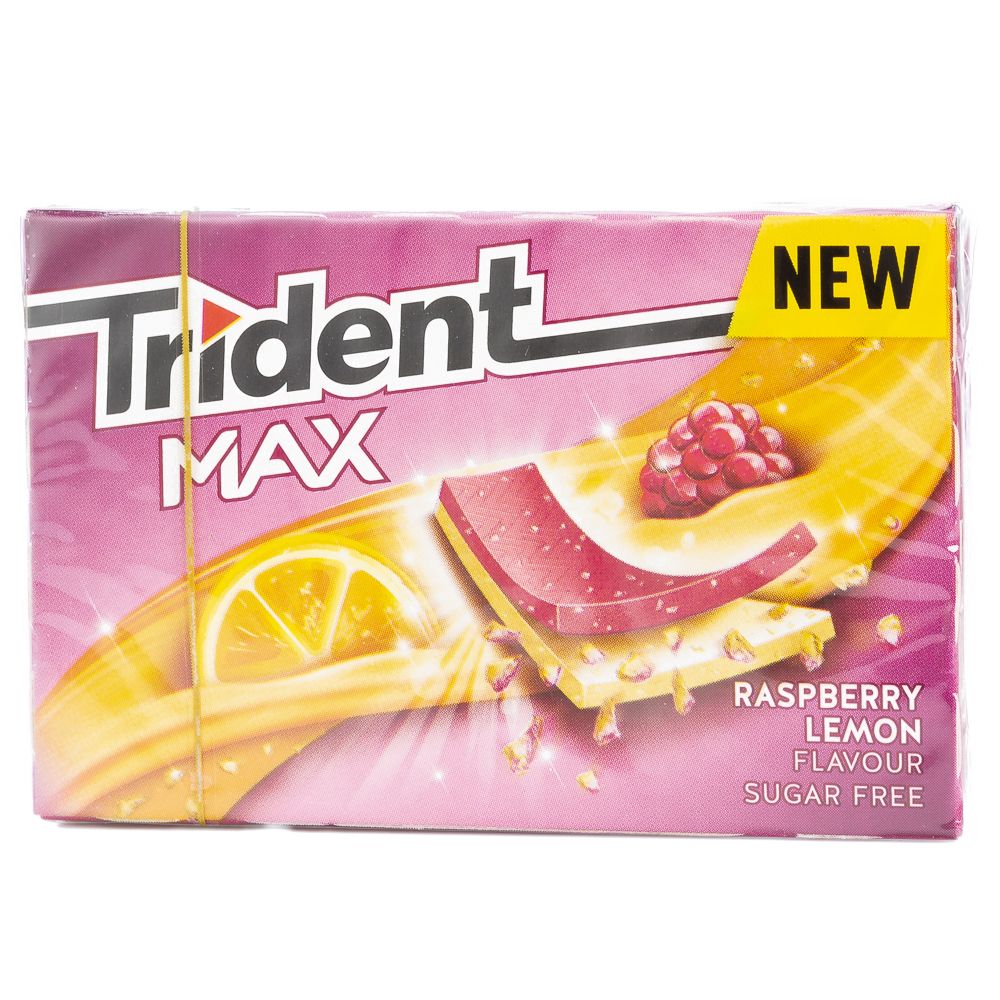  - Trident Max Raspberry Lemon Chewing Gum 23 g (1)