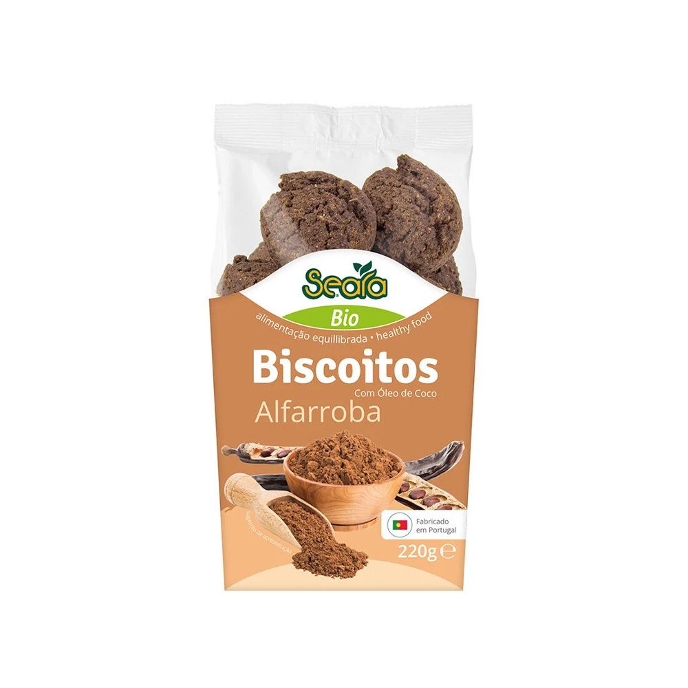  - Seara Organic Carob Biscuits 220g (1)
