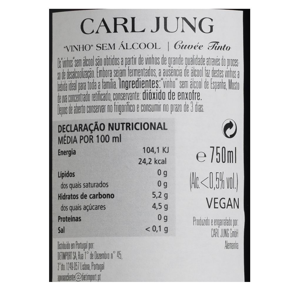  - Carl Jung Alcohol Free Red Wine 75cl (2)