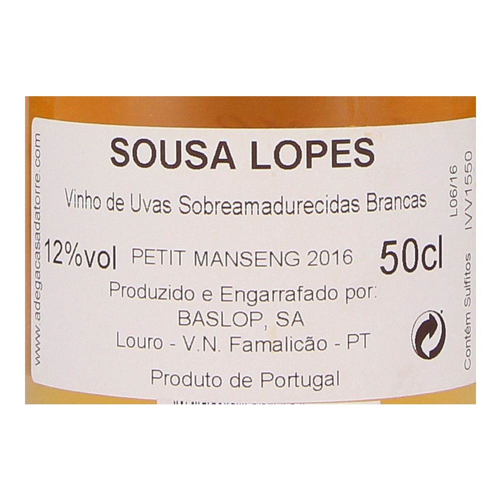  - Vinho Branco Sousa Lopes Late Harvest 75cl (2)